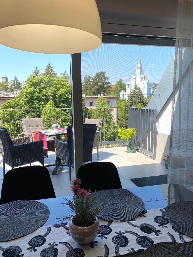 Atrium Apartman Heviz Mit Panoramaterrasse Und Tiefgarage 외부 사진